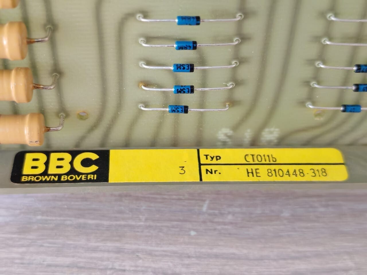 ABB HE810448-318 BBC CT011B HE810448-318 PCB BOARD 7