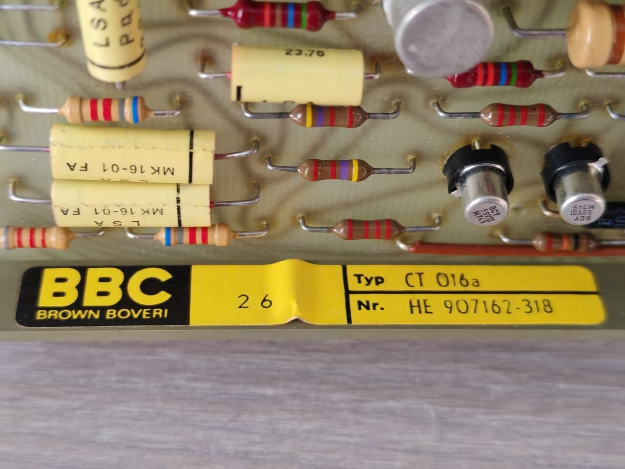 ABB HE907162-318 BBC CT016A HE907162-318 PCB BOARD 8