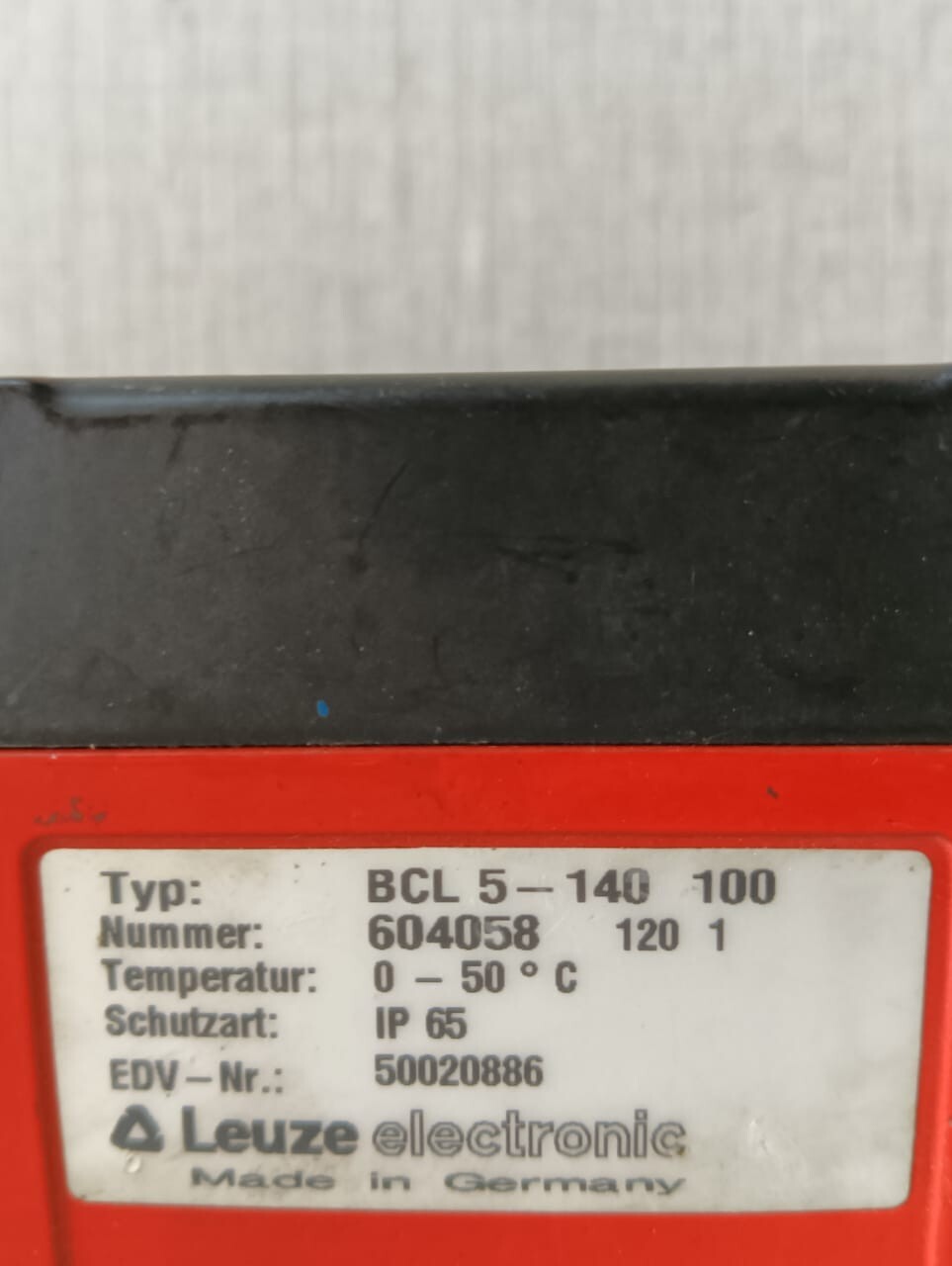 Leuze 5-140 Leuze BCL 5-140 100 Barcode Scanner 2