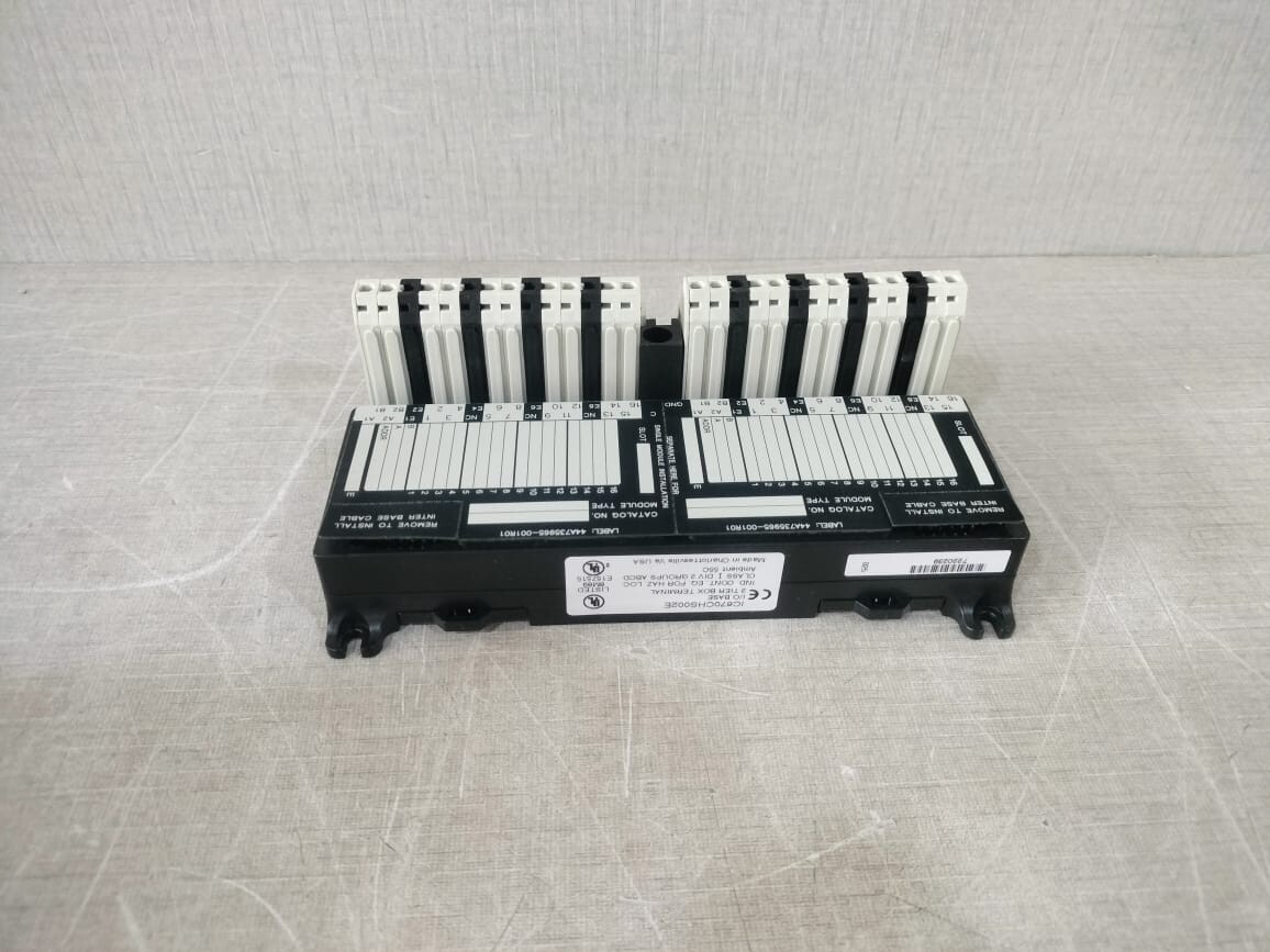 GE IC670CHS002E GE FANUC IC670CHS002E I/O BASE 2 TIER BOX TERMINAL 5