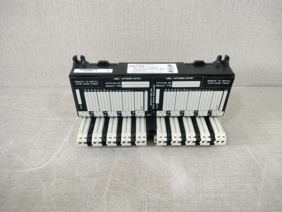 GE IC670CHS002E GE FANUC IC670CHS002E I/O BASE 2 TIER BOX TERMINAL 6