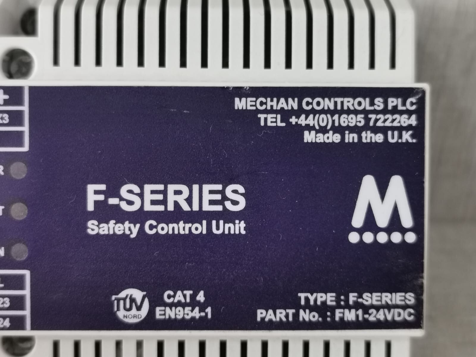 Mechan F-SERIES Mechan Controls PLC / F-SERIES safety control Unit 2