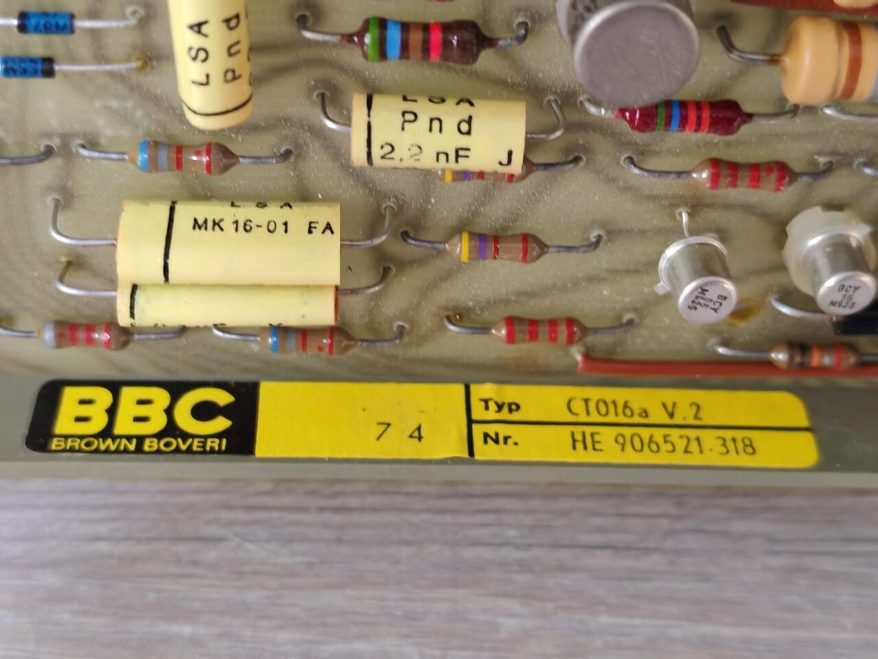 ABB HE906521-318 BBC CT016A VAR.2 HE906521-318 PCB BOARD 8