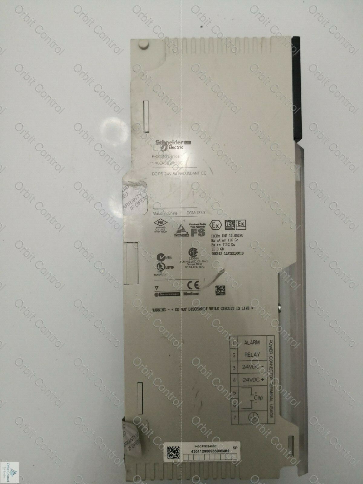 Schneider Electric CPS-224-00 Schneider TSX Quantum 140 CPS 224 00 power supply module 24VDC with cover / liD 3