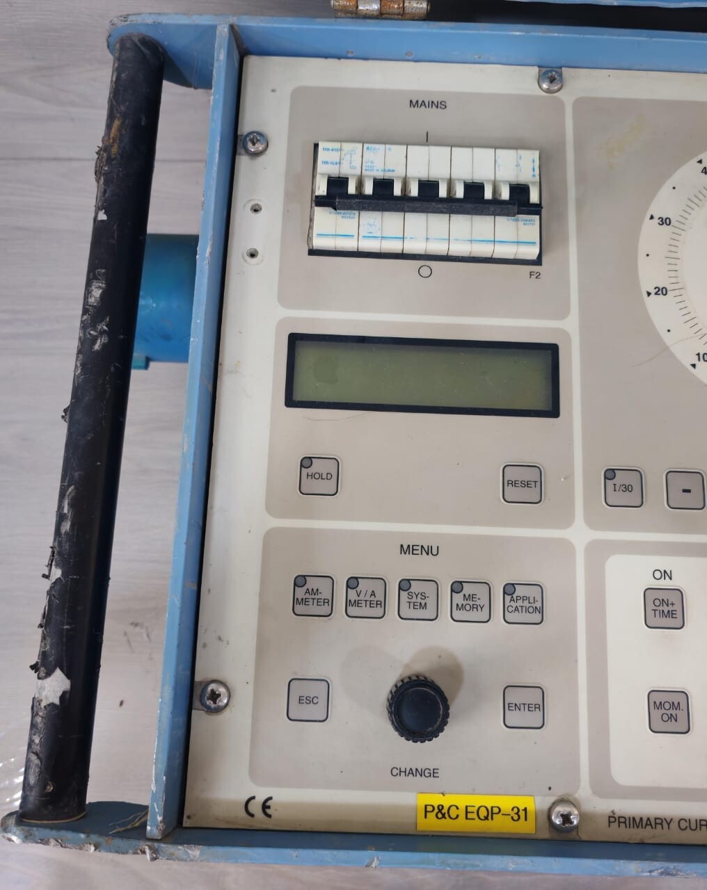 Megger SYSTEM240V PROGRAMMA ODEN AT PRIMARY CURRENT INJECTION SYSTEM 240V 6