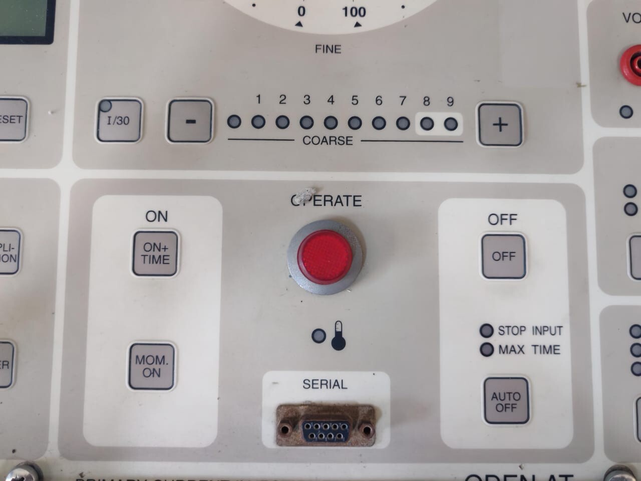 Megger SYSTEM240V PROGRAMMA ODEN AT PRIMARY CURRENT INJECTION SYSTEM 240V 9