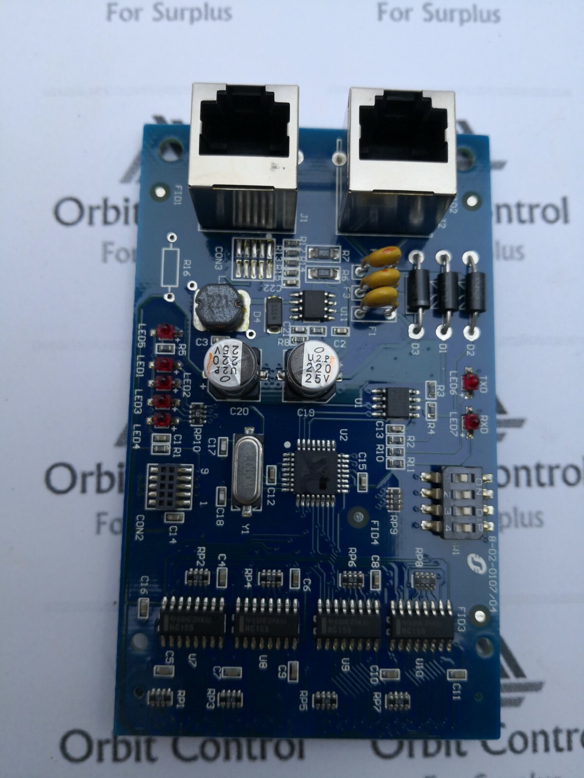Schneider Electric RS485 Schneider Electric U20NRUD300 000 / RS485 Communication Board 8-02-0107/04 2