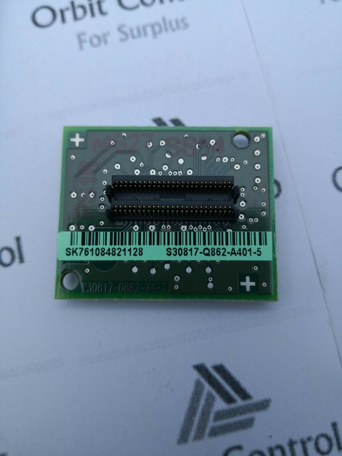 Siemens S30817-Q863-A401-4 Siemens S30817-Q863-A401-4 A30817-X863-A400-3-1K11 EB:UPO/E + S30817-Q862-A401-5 8