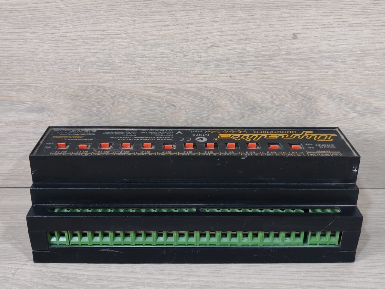 Dynalite DDRC1210FR DYNALITE DDRC1210FR RELAY CONTROLLER 12 channel 10A 230V Max 120A Dynet 6