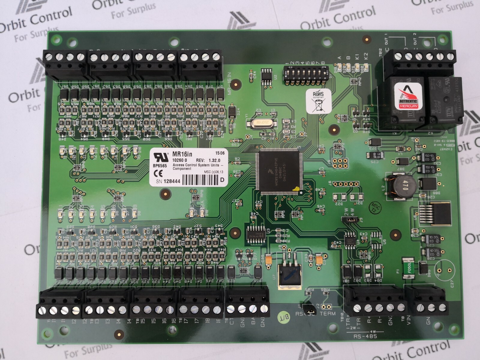 ACCESS MR16IN EMAX-MR16IN REV 1.32.0 INPUT MODULE 16IN / 20UT ACCESS CONTROL SYSTEM UNIT 3