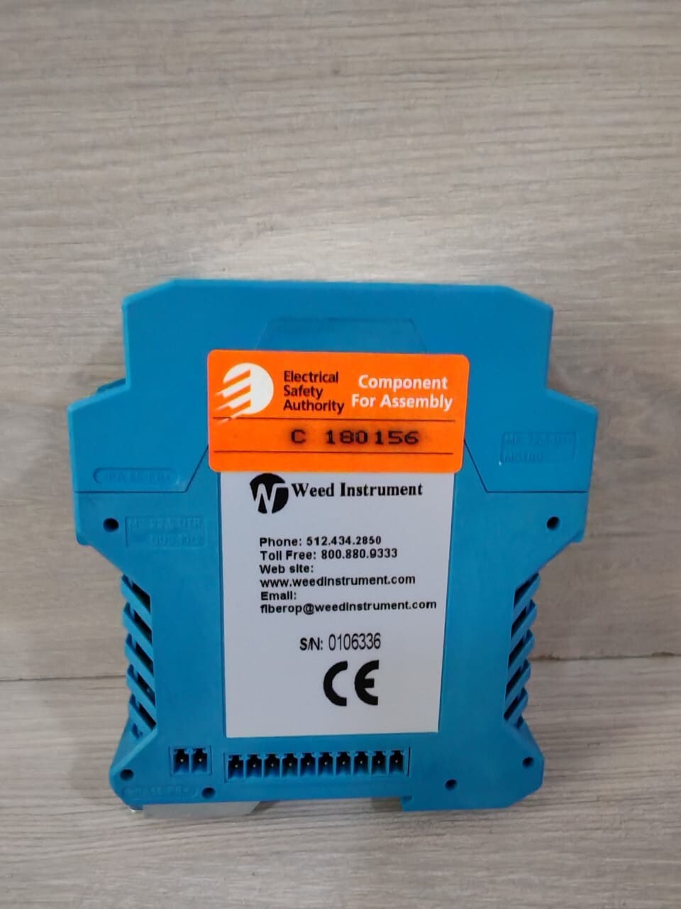 Weed Instrument EOTEC-2000 WEED INSTRUMENT EOTEC 2000 MULTI-CHAN CONTACT CLOSURE INPUT MODULE 2P02 5
