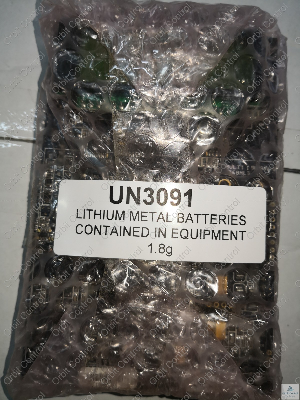 CEM SYSTEM PCB/600e/007 - UN3091 lithium metal batteries contained in Equipment