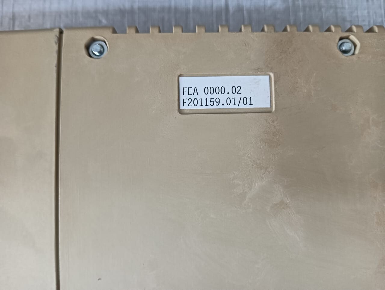 SCHENCK F201007.01 Schenck FEA L001 / F201007.01 I/O MODULE 9