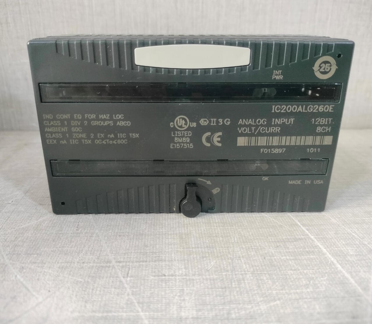 GE IC200ALG260E GE Fanuc IC200ALG260E Analog Input 12Bit Volt/Curr 8CH Module- W/O ORIG.BOX 2