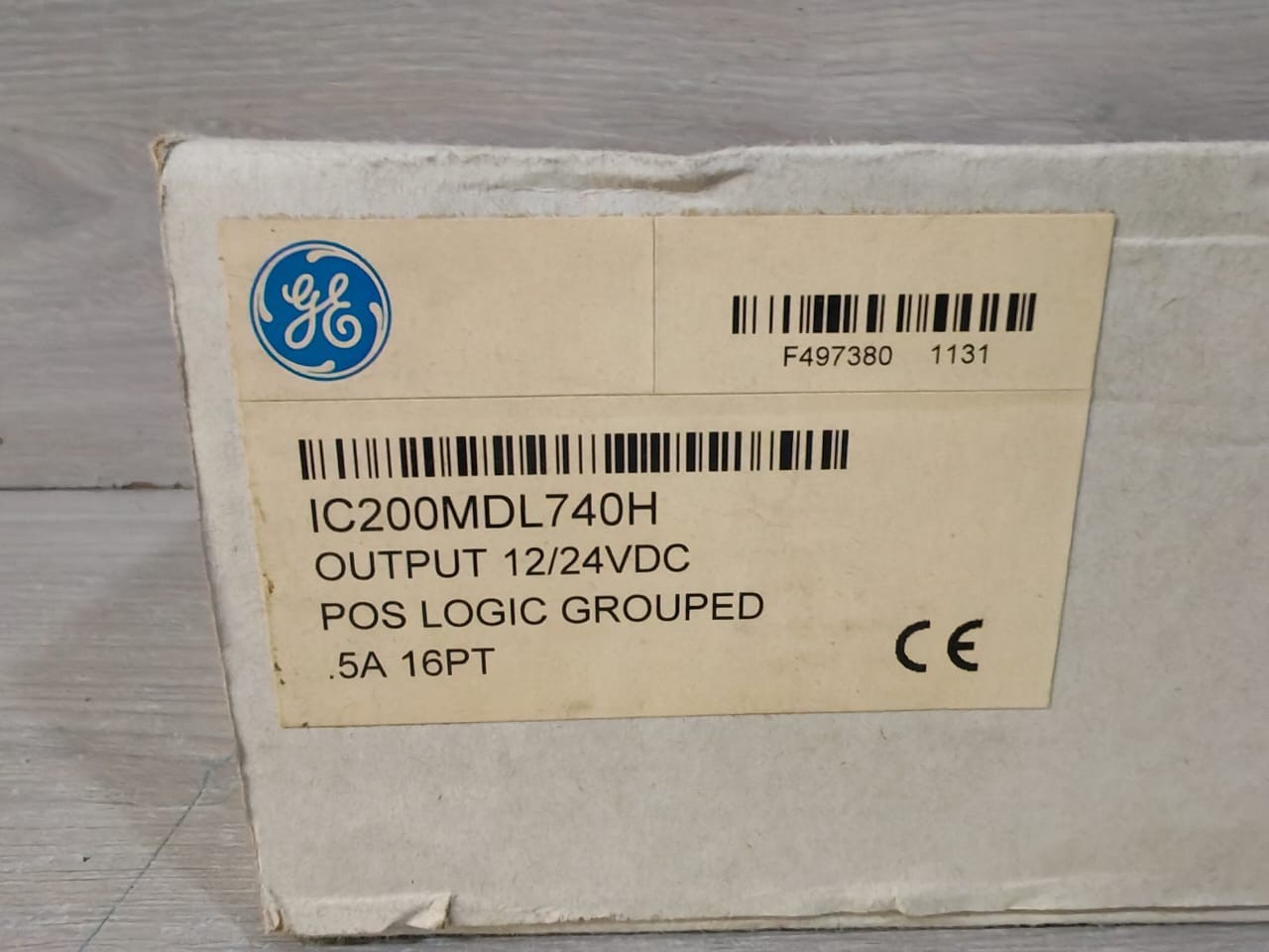 GE IC200MDL740H GE Fanuc IC200MDL740H 16 Points Output 12/24VDC POS LOGIC GROUPED 5A 16PT 3