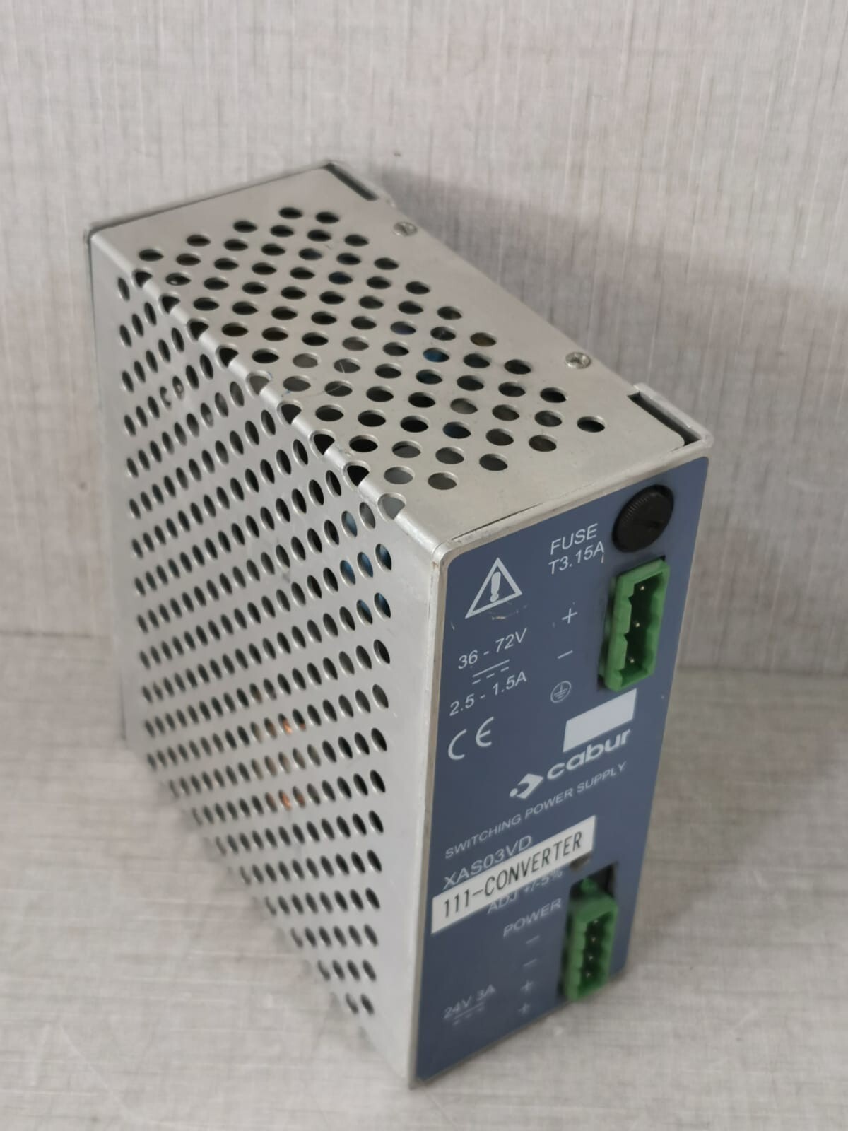 CABUR XAS03VD CABUR XAS03VD SWITCHING POWER SUPPLY 10