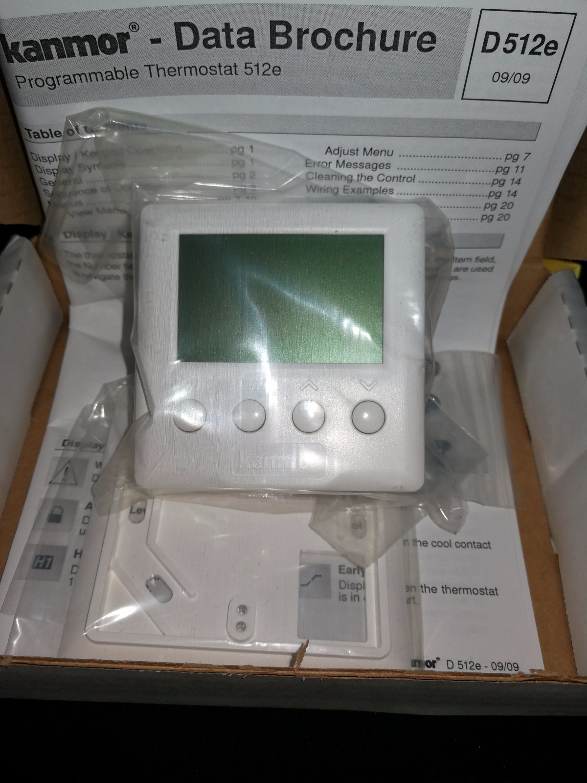 Kanmor 512e KANMOR512E Kanmor 512e Programmable Thermostat 2