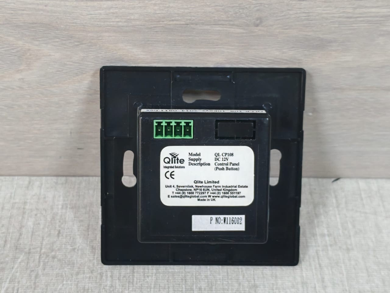 QLITE QL CP108 Qlite QL CP108 Control Panel Push Button 4