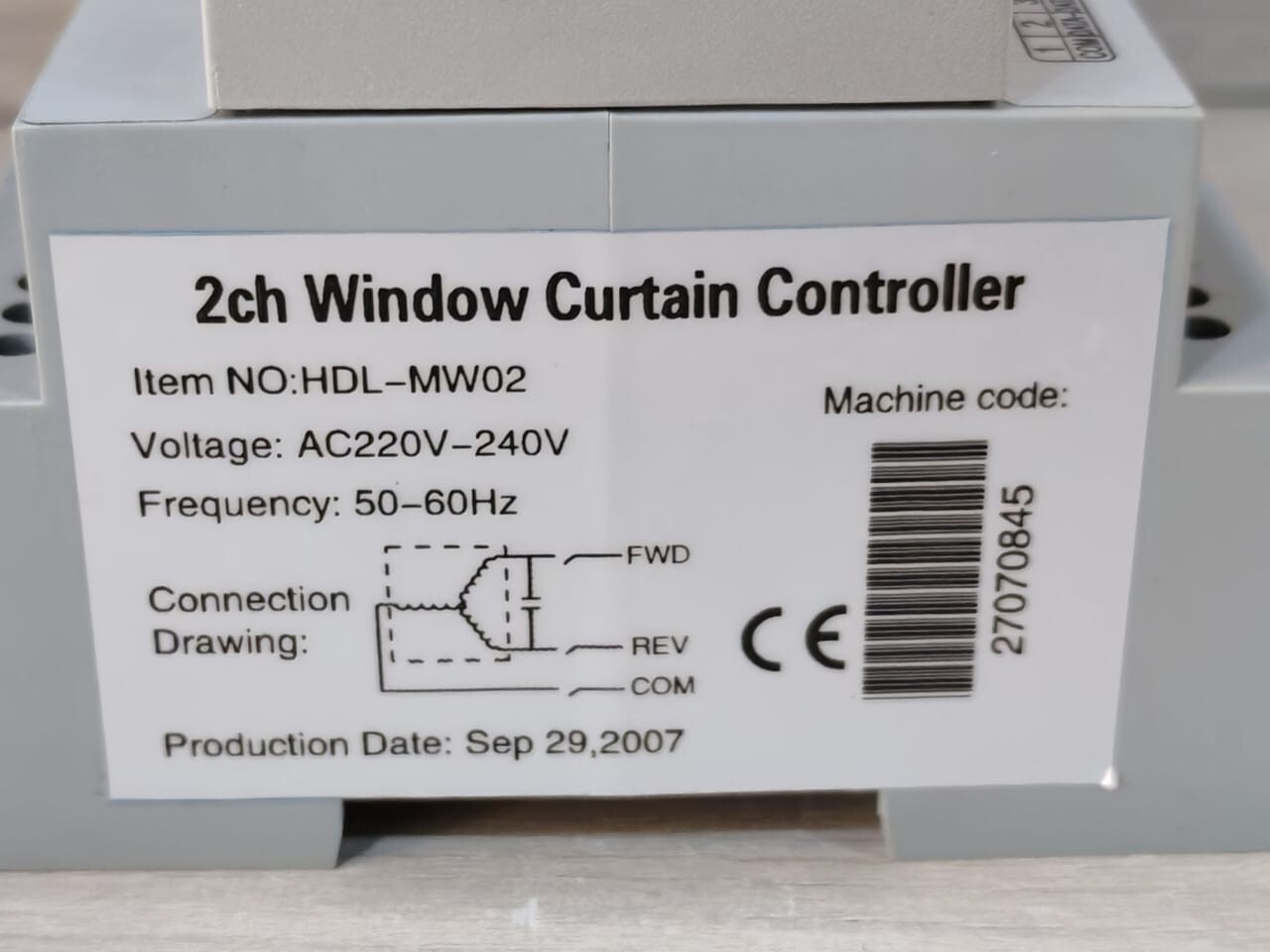 HDL MW02 E-Home Automation 2CH WINDOW CURTAIN CONTROLLER HDL-MW02 4