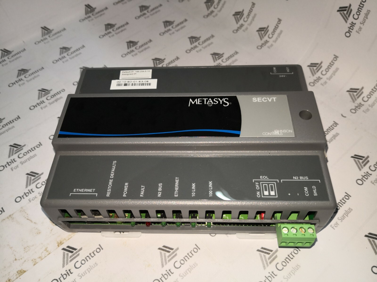 Johnson Controls MS-SECVT-0 JOHNSON CONTROLS MS-SECVT-0 / MSSECVT0 ETHERNET CONVERTER 3
