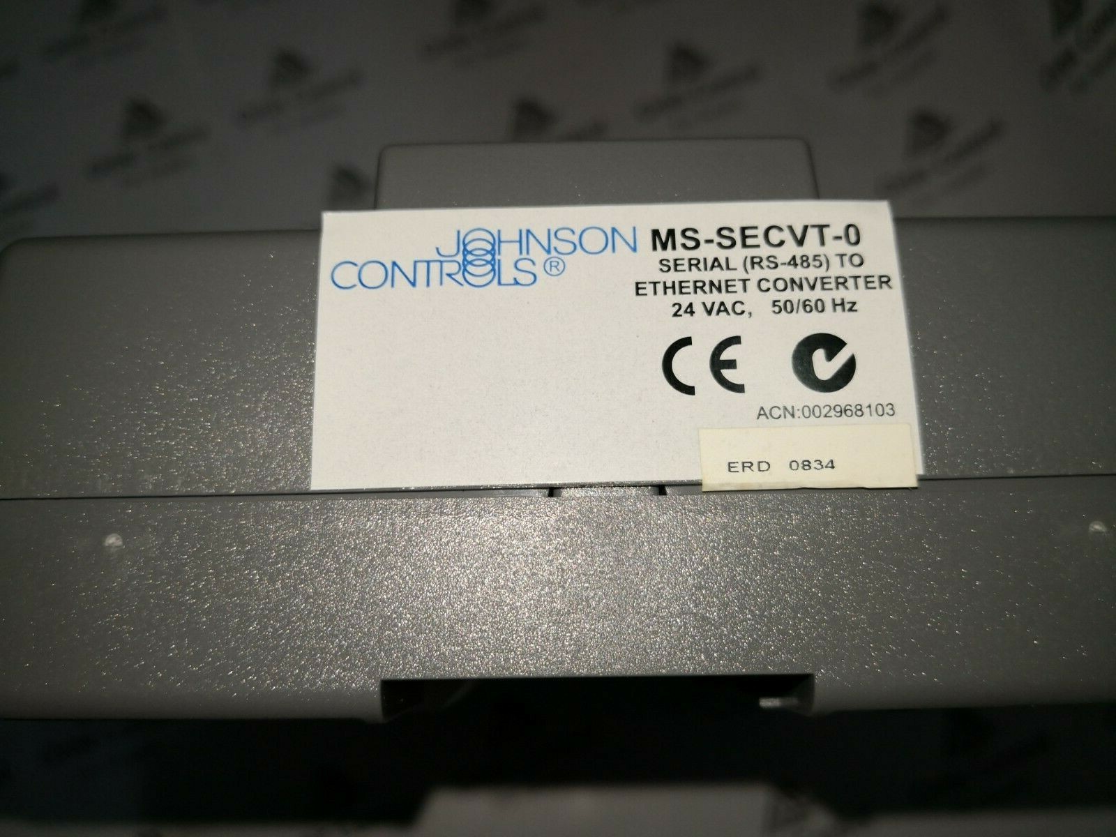 Johnson Controls MS-SECVT-0 JOHNSON CONTROLS MS-SECVT-0 / MSSECVT0 ETHERNET CONVERTER 4