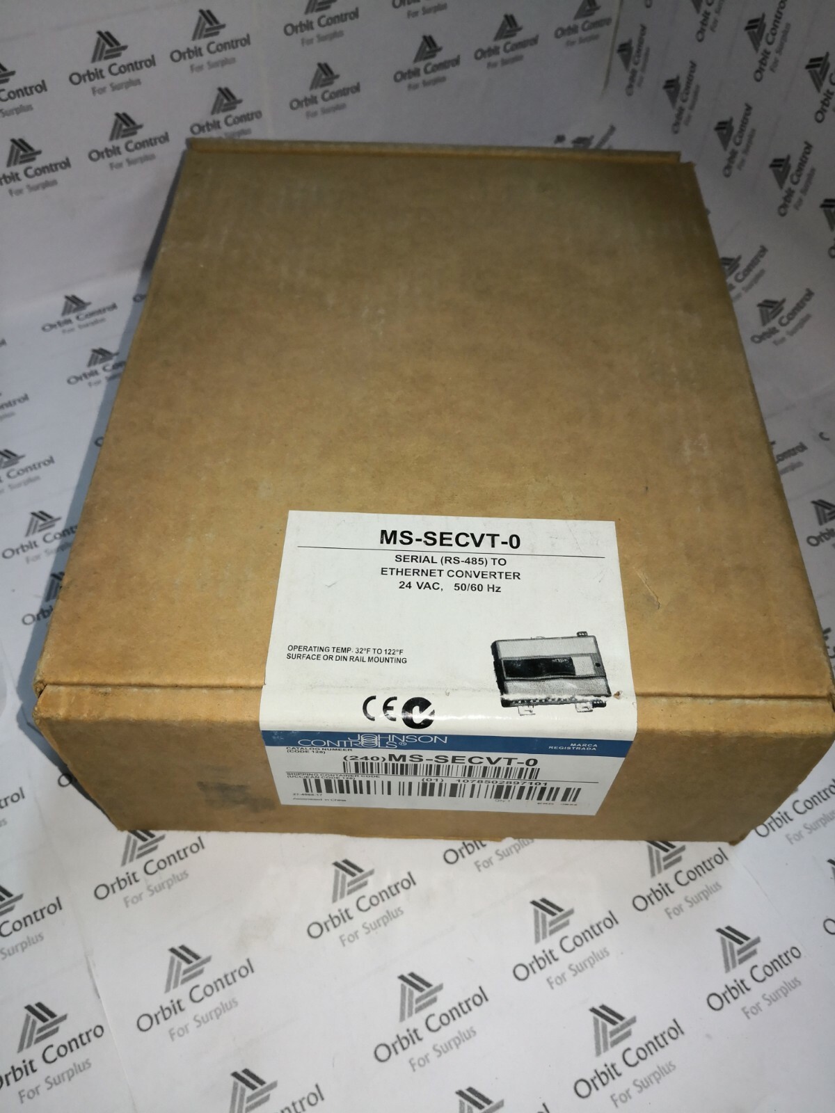 JOHNSON CONTROLS MS-SECVT-0 / MSSECVT0 ETHERNET CONVERTER