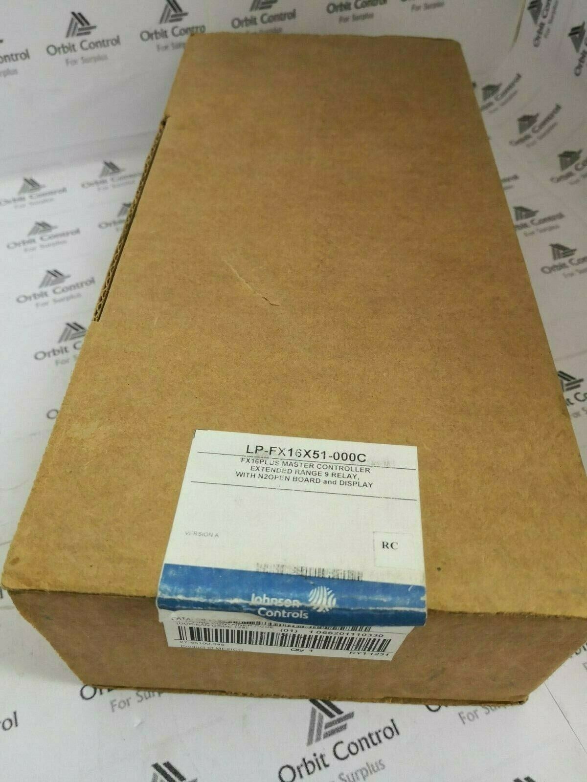 Johnson Controls FX16X51-000C Johnson Controls LP-FX16X51-000C / LPFX16X51000C Master Controller 6