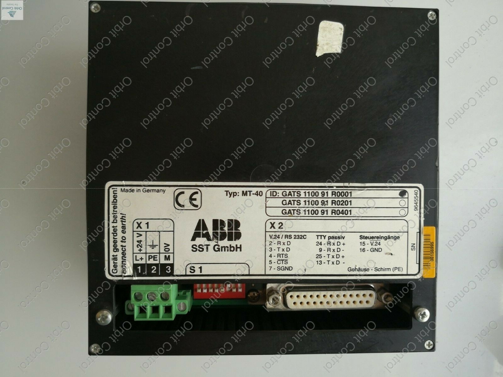 ABB GATS-1100-91 ABB SST GMBH MT-40 GATS 1100 91 R0001 2