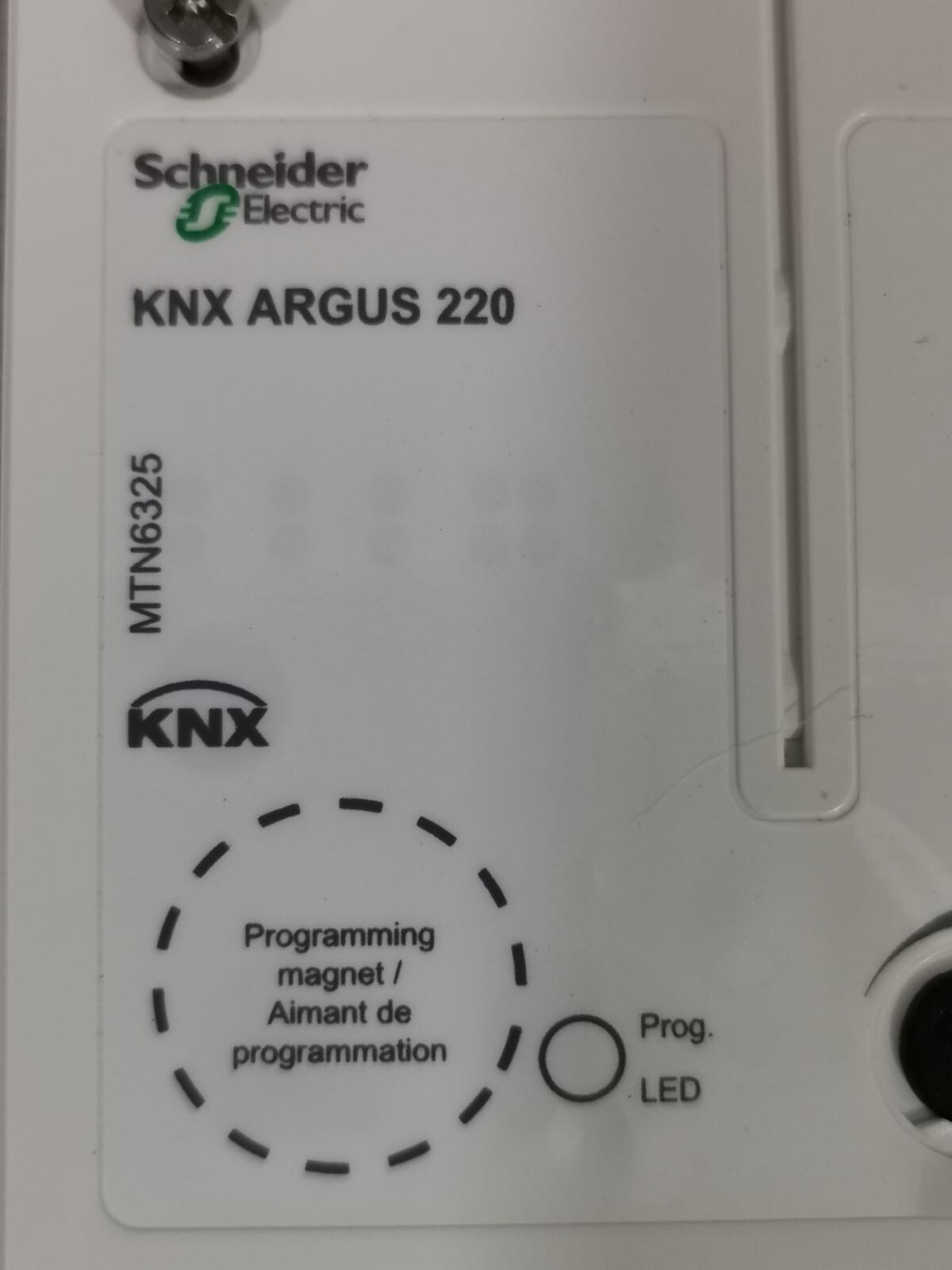 Schneider Electric MTN632519 SCHNEIDER ELECTRIC MTN632519/MTN6325 KNX ARGUS 220 POLAR WHITE 4