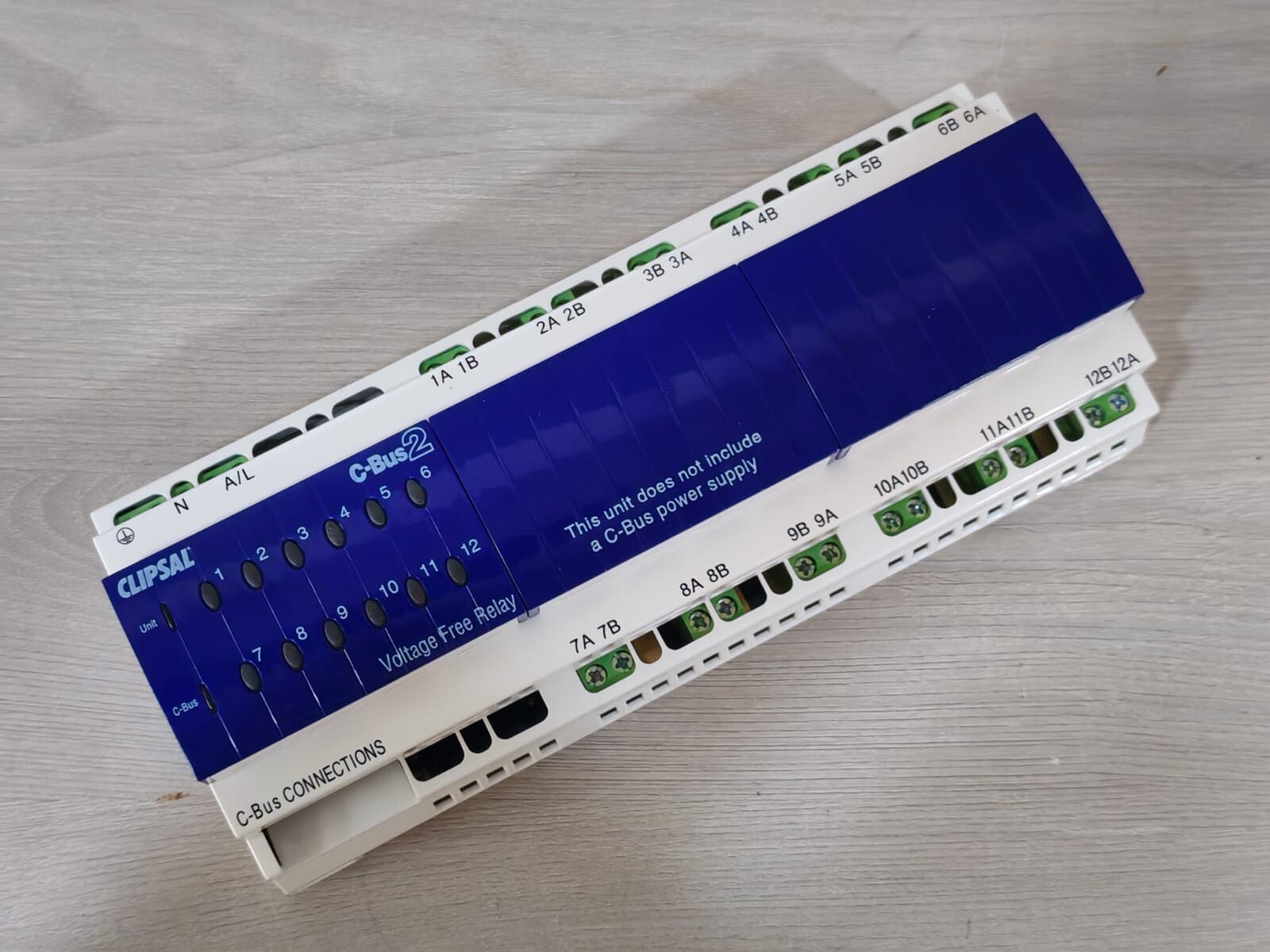 GE MFG-2005 CLIPSAL C-BUS2 L5512RVF/L5512RVFP 12 CH VOLTAGE FREE RELAY MFG-2005 5