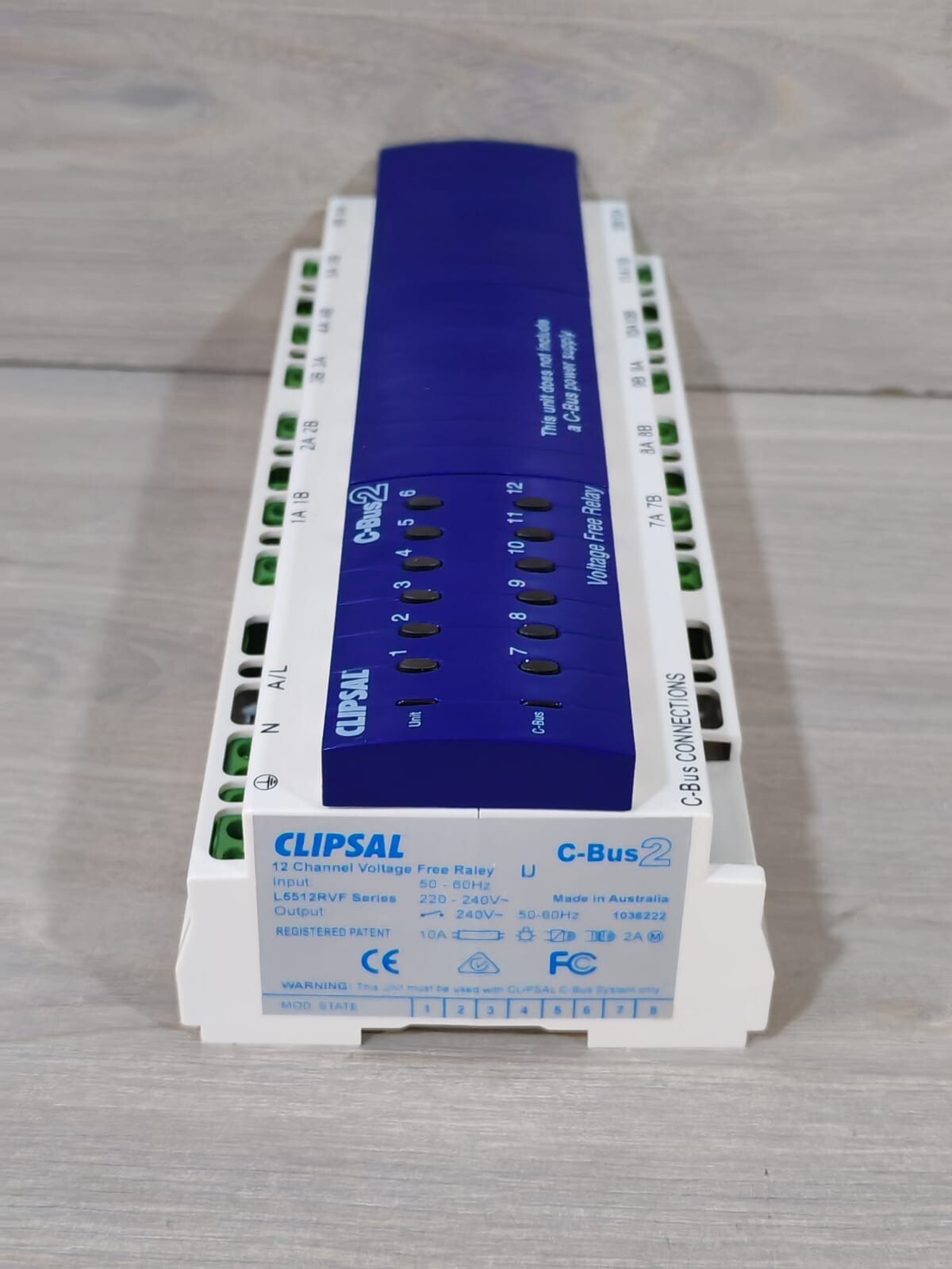 GE MFG-2005 CLIPSAL C-BUS2 L5512RVF/L5512RVFP 12 CH VOLTAGE FREE RELAY MFG-2005 9