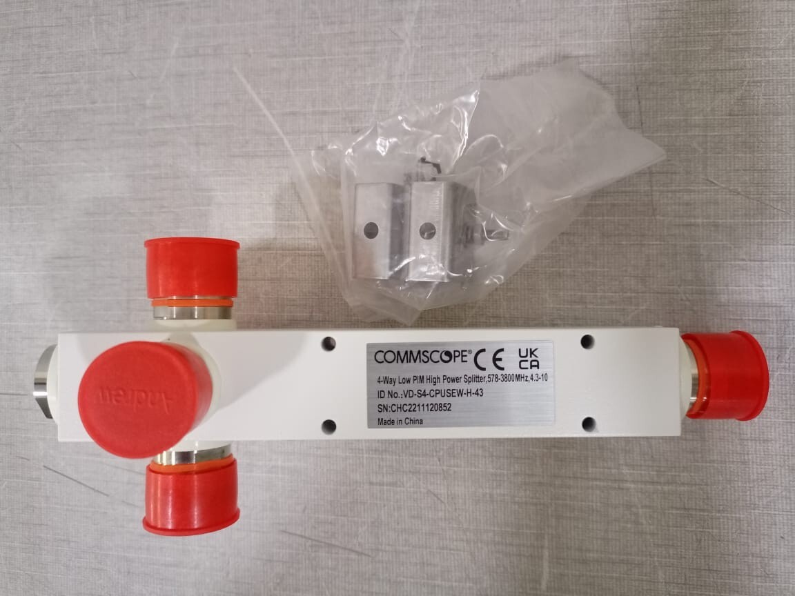 COMMSCOPE VD-S4-CPUSEW-H-43 COMMSCOPE VD-S4-CPUSEW-H-43 4-Way Low P/M High Power Splitter with clip 5