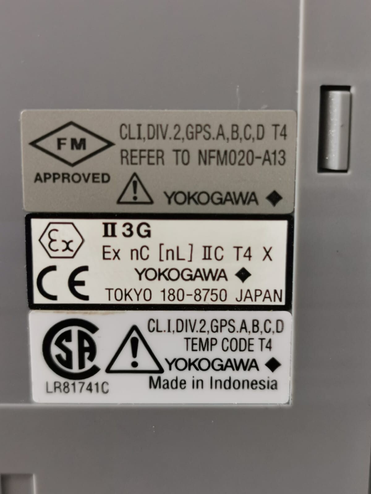 Yokogawa AAI835-S00 AAI835 Yokogawa AAI835-S00 S2 Analog I/O Module with ATK4A-00 S1 8