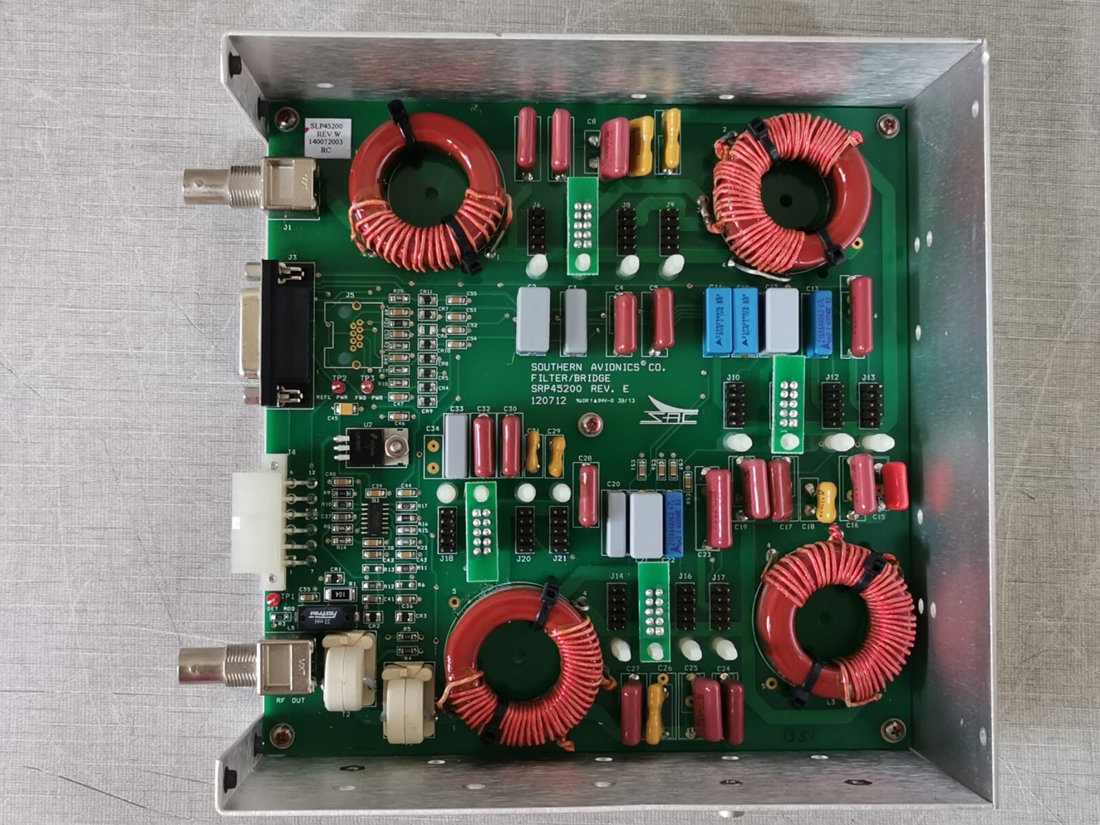 GE SLE45200 SAC Southern Avionics Company Filter Bridge Module Part No: SLE45200 6