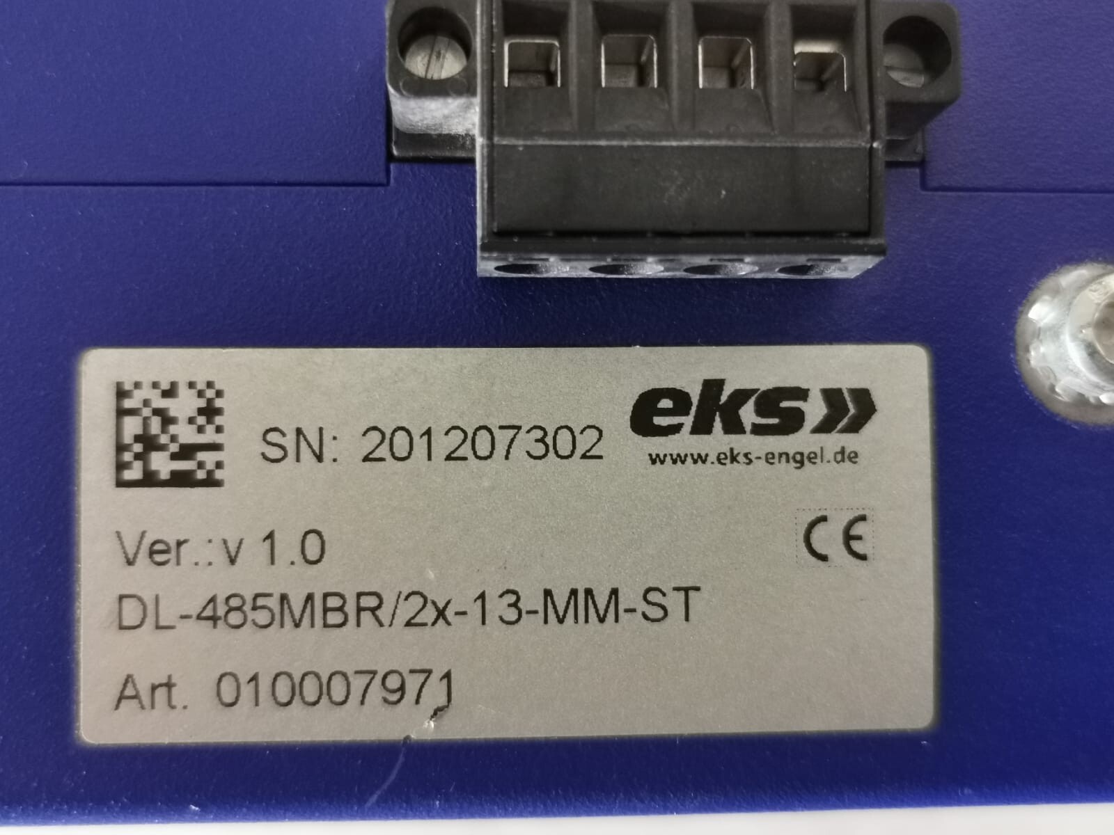 EKS DL-485MBR EKS DL-485MBR/2X-13-MM-ST D-LIGHT Modbus to fiber optic converters 4