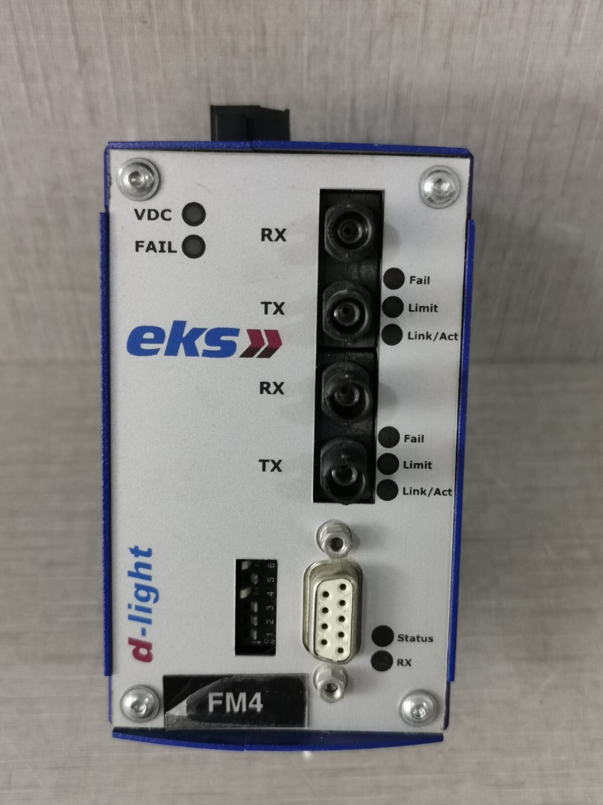 EKS DL-485MBR/2X-13-MM-ST D-LIGHT Modbus to fiber optic converters