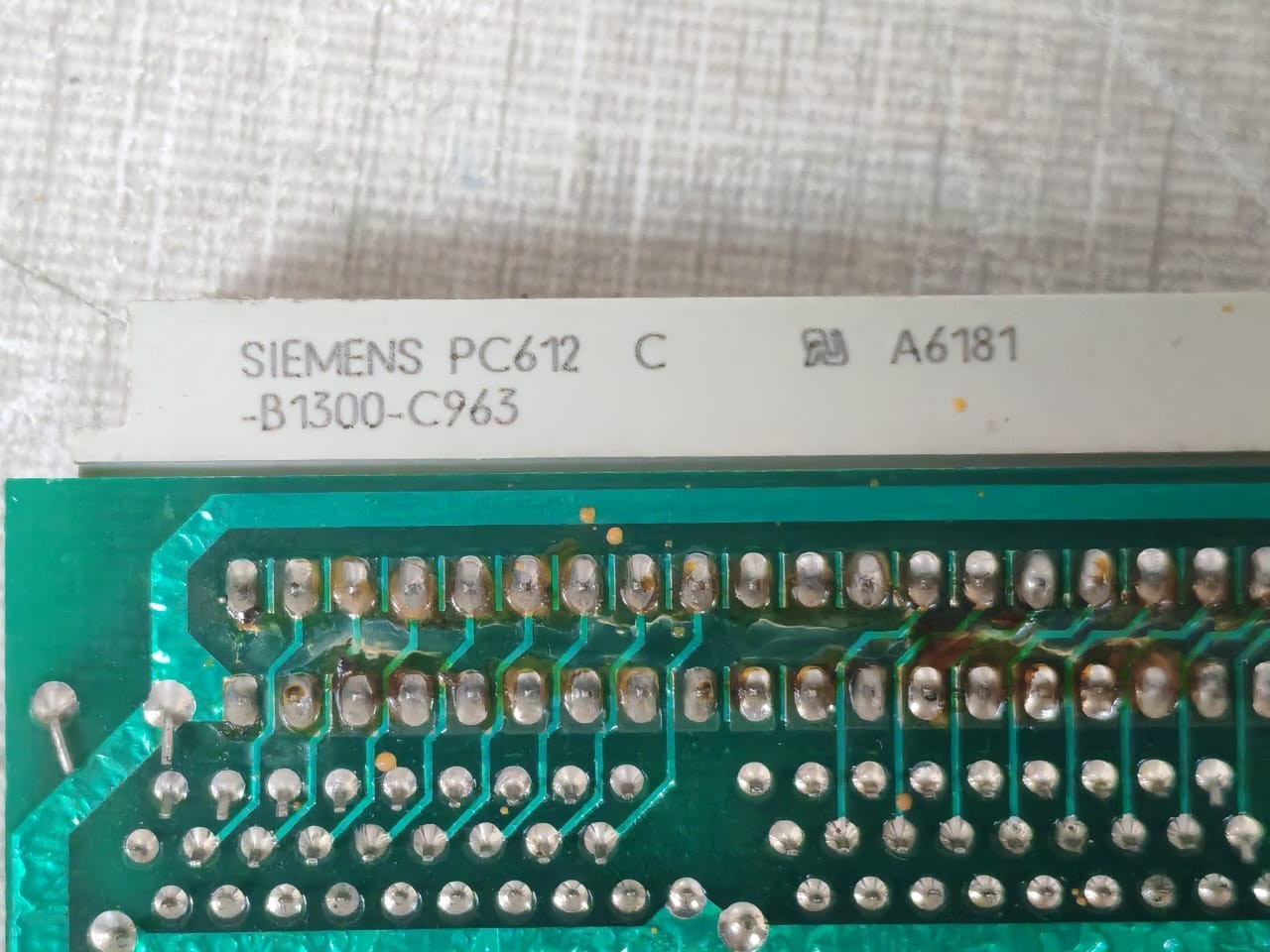 Siemens PC612 Siemens PC612 C - B1300-C963 Pcb board 2
