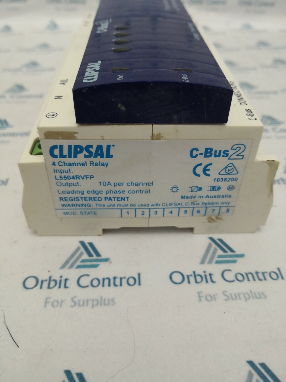 Clipsal L5504RVFP CLIPSAL L5504RVFP 4-Channel Relay 10A 3