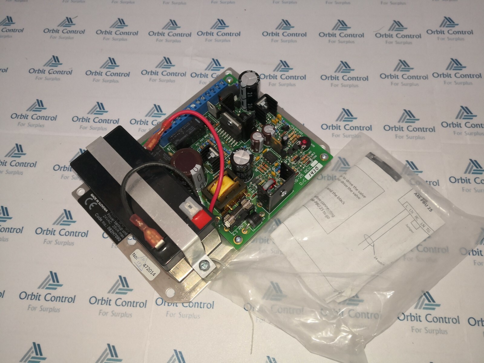 Danfoss PBU-25 Danfoss Accessory 24VAC AM - PBU 25 082H7090 Power Backup Unit 9