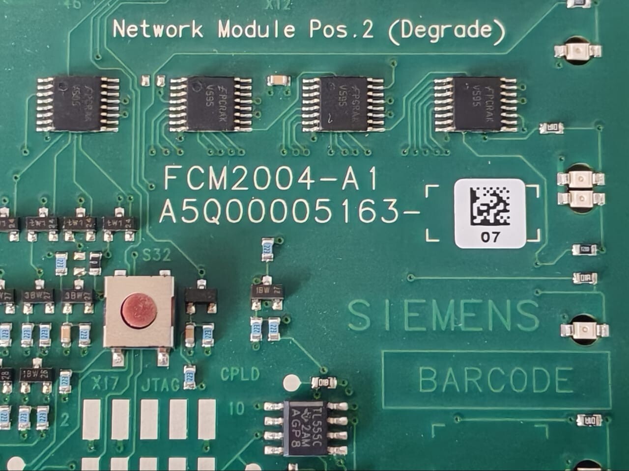Siemens FCM7201-Z3 SIEMENS FCM7201-Z3 FIRE CONTROL PANEL A5Q00018923-R-WITH DAMAGED 5