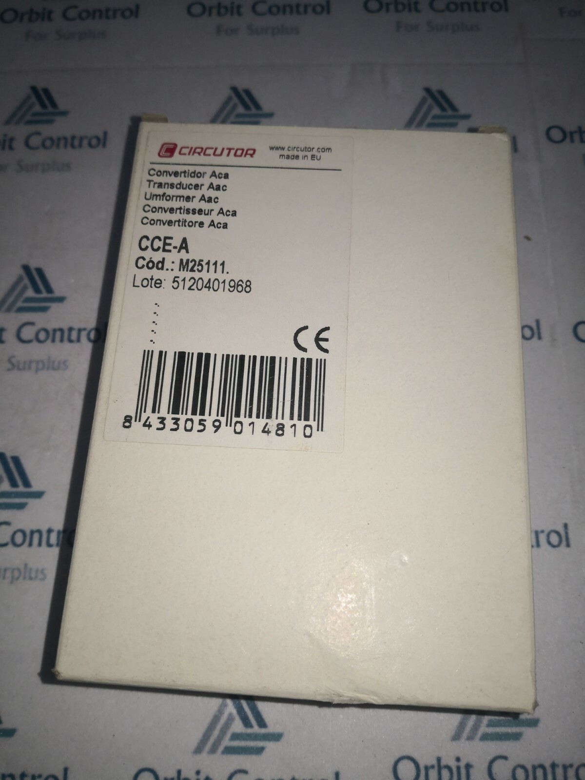 Circutor M25111 CIRCUTOR Convertidor ACA Corriente Alterna CCE-A / M25111 4