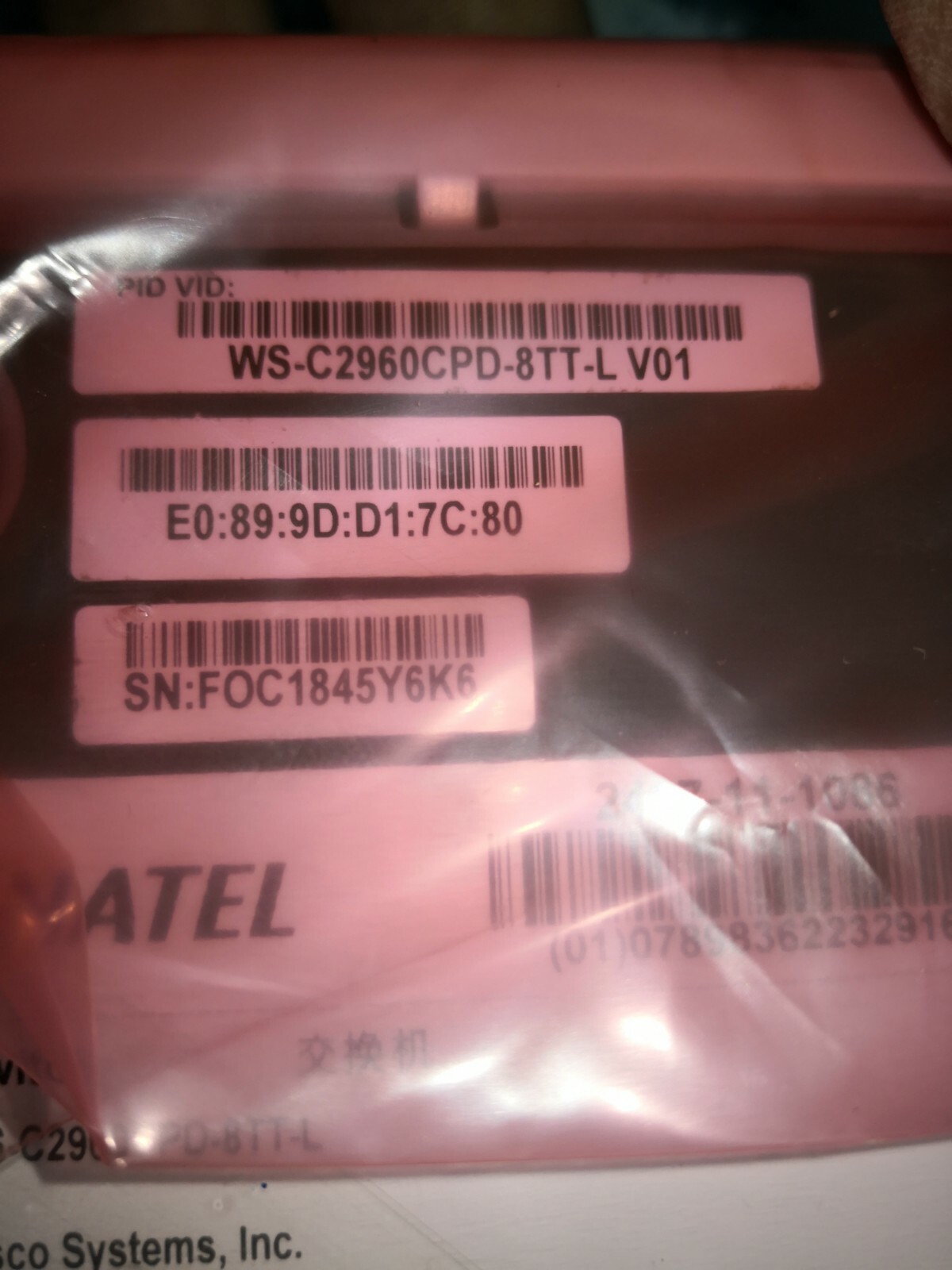 GE C2960CPD-8TT-L CISCO CATALYST WS-C2960CPD-8TT-L MANAGED SWITCH 5