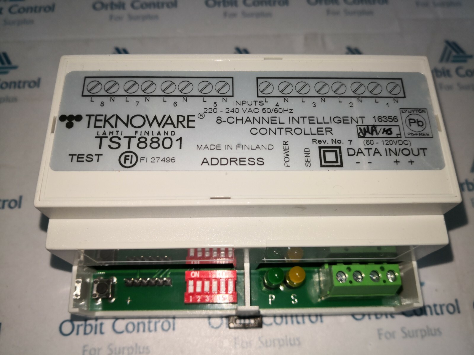 GE TST8801 TEKNOWARE TST8801 / 8- CHANNEL INELLIGENT CONTROLLER 2