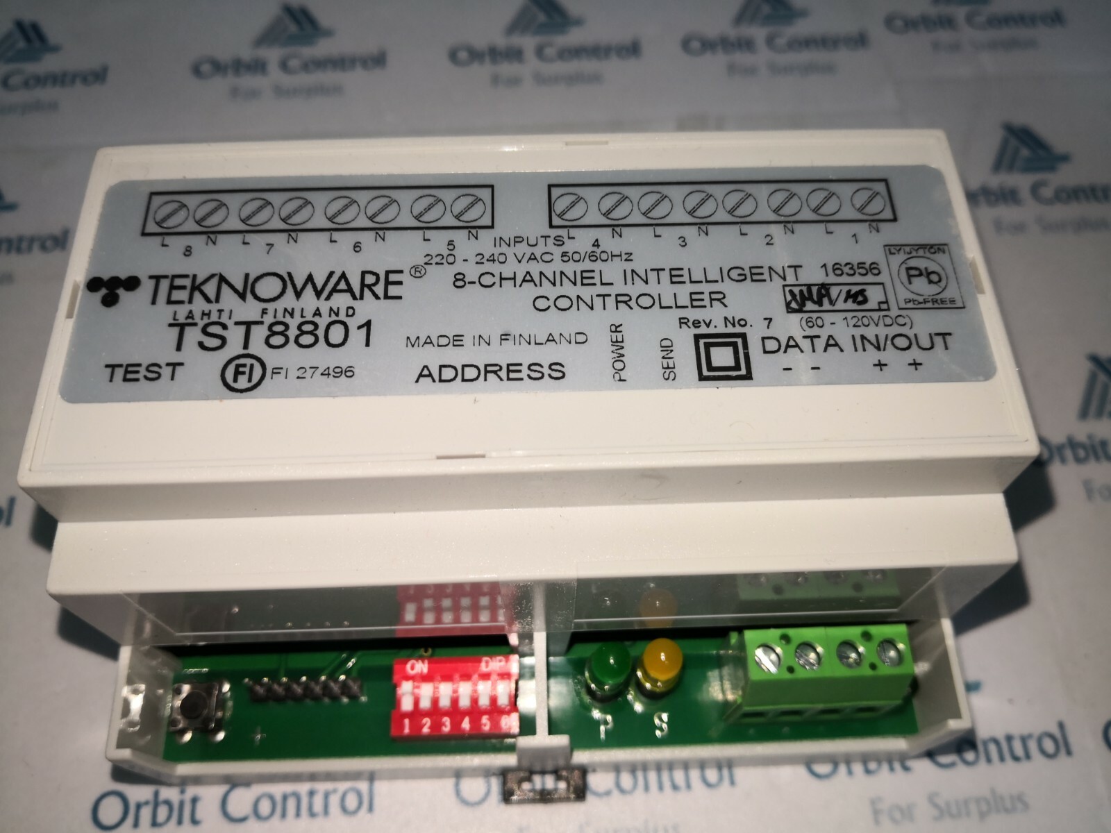GE TST8801 TEKNOWARE TST8801 / 8- CHANNEL INELLIGENT CONTROLLER 3