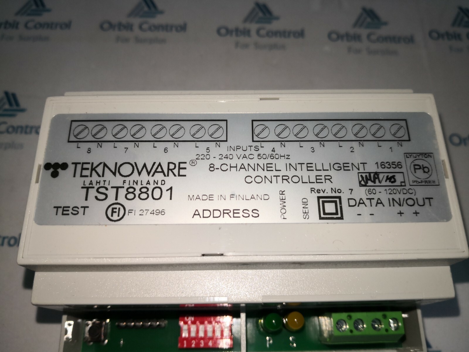 GE TST8801 TEKNOWARE TST8801 / 8- CHANNEL INELLIGENT CONTROLLER 4