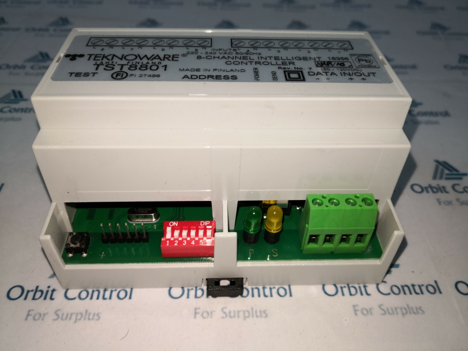 GE TST8801 TEKNOWARE TST8801 / 8- CHANNEL INELLIGENT CONTROLLER 5