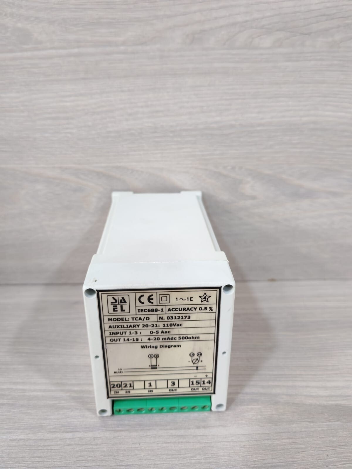 UNKNOWN S.A.EL S.A.EL Power Factor Transducer TCA/D 110 VAC 4