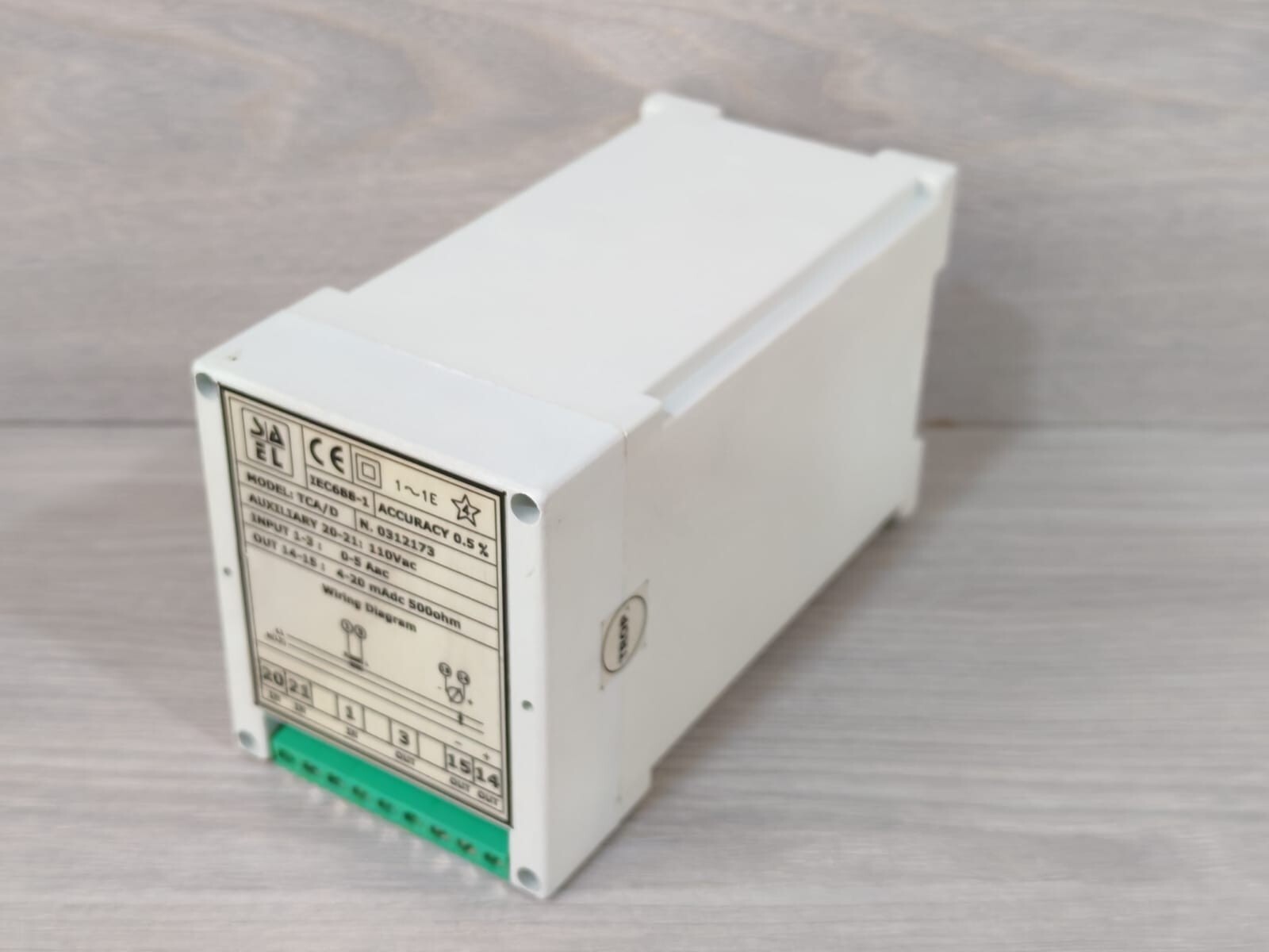 UNKNOWN S.A.EL S.A.EL Power Factor Transducer TCA/D 110 VAC 10