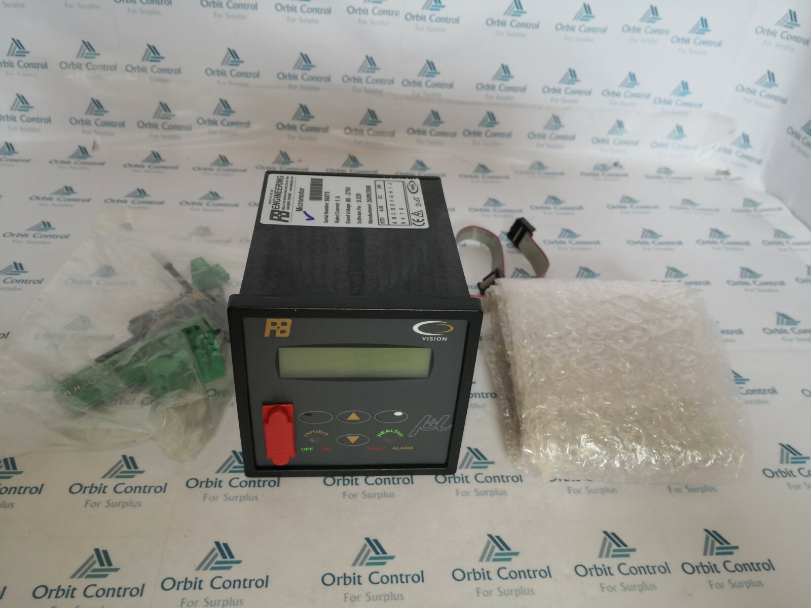 P+B ENGINEERING 0-039 P+B ENGINEERING PROTECTION RELAY VISION MICROMOTOR POWERD SOFTWARE VER: 0-039 2