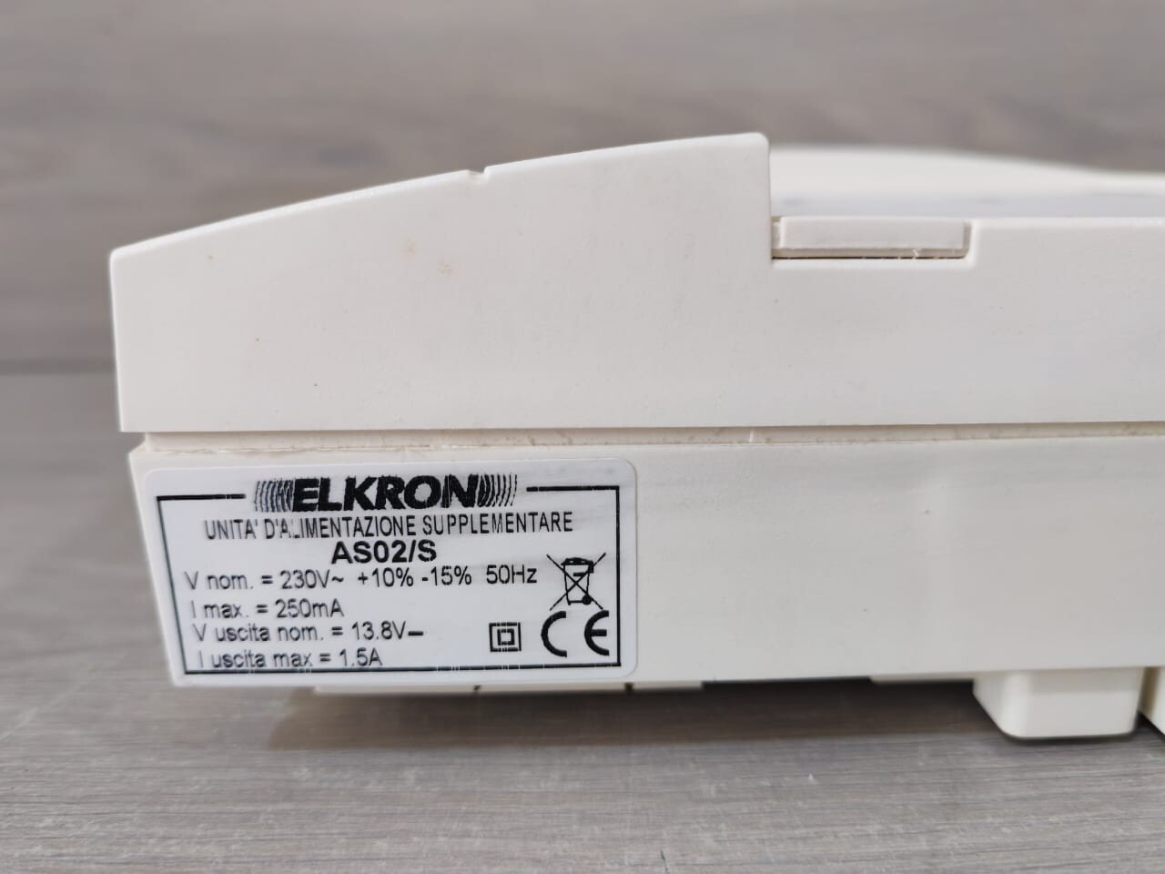 GE AS02/S Elkron AS02/S Additional Power Supply Unit 3